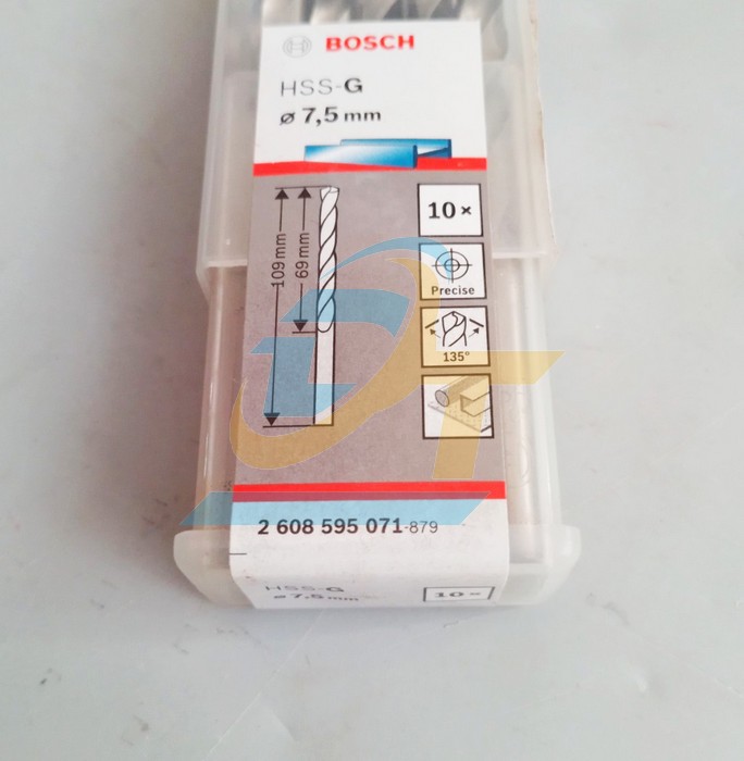 Mũi khoan sắt 7.5mm HSS-G Bosch 2608595071  Bosch | Gi&aacute; rẻ nhất - C&ocirc;ng Ty TNHH Thương Mại Dịch Vụ Đạt T&acirc;m