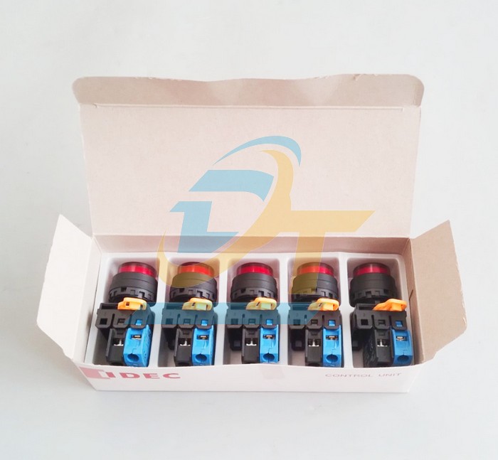 Nút nhấn nhả có đèn 24V phi 22 màu đỏ Idec YW1L-M2E10Q4R YW1L-M2E10Q4R IDEC | Giá rẻ nhất - Công Ty TNHH Thương Mại Dịch Vụ Đạt Tâm