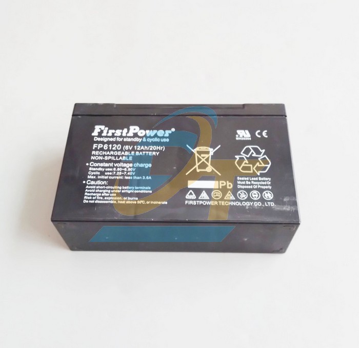 Ắc quy khô 6V 12Ah/20Hr FirstPower FP6120  FirstPower | Giá rẻ nhất - Công Ty TNHH Thương Mại Dịch Vụ Đạt Tâm