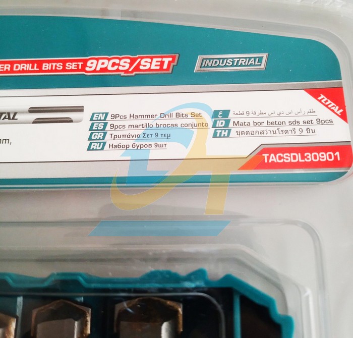 Bộ mũi khoan b&ecirc; t&ocirc;ng g&agrave;i 9 chi tiết 5-16mm Total TACSDL30901 TACSDL30901 Total | Gi&aacute; rẻ nhất - C&ocirc;ng Ty TNHH Thương Mại Dịch Vụ Đạt T&acirc;m