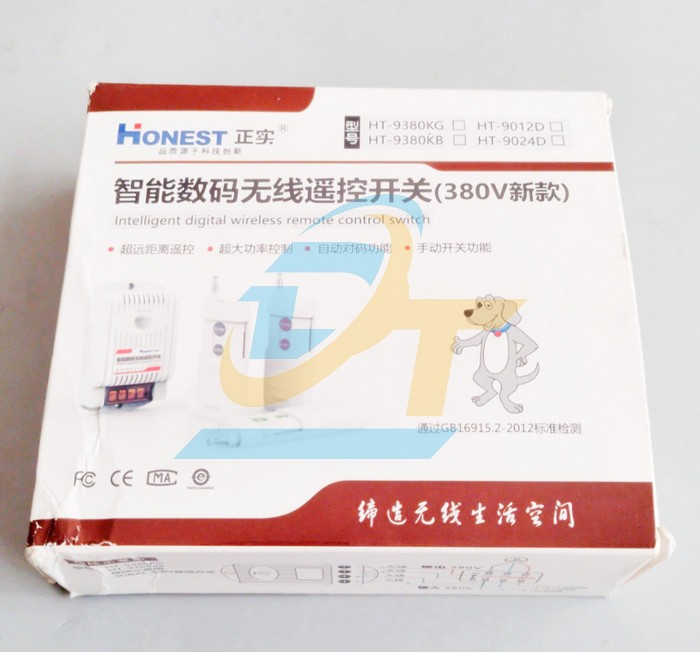 C&ocirc;ng tắc điều khiển từ xa 380V Honest HT-9380KG HT-9380KG HONEST | Gi&aacute; rẻ nhất - C&ocirc;ng Ty TNHH Thương Mại Dịch Vụ Đạt T&acirc;m