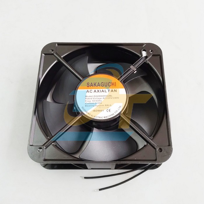 Quạt hút 200x200x60mm 0.35A 220V Sakaguchi GH20060HA2BL  SAKAGUCHI | Giá rẻ nhất - Công Ty TNHH Thương Mại Dịch Vụ Đạt Tâm