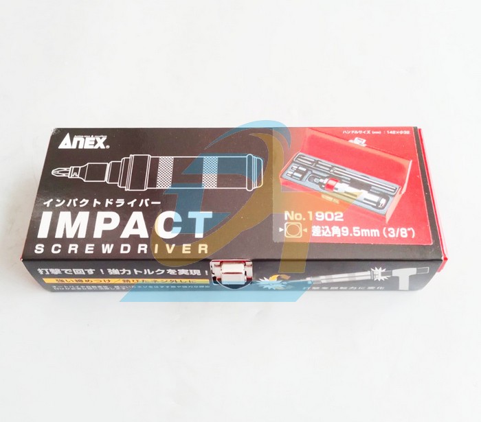 Bộ tua vít đóng 9.5mm đầu 3/8″ Anex No.1902  ANEX | Giá rẻ nhất - Công Ty TNHH Thương Mại Dịch Vụ Đạt Tâm