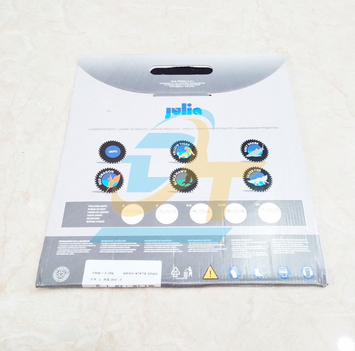 Lưỡi cưa đĩa HSS cắt inox 240 răng Julia 300×2.0×32mm  JULIA | Giá rẻ nhất - Công Ty TNHH Thương Mại Dịch Vụ Đạt Tâm