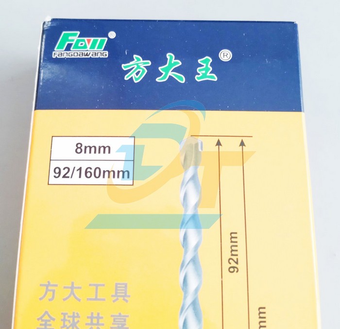 Mũi khoan bê tông chuôi gài Fangda 8x160mm  FANGDA | Giá rẻ nhất - Công Ty TNHH Thương Mại Dịch Vụ Đạt Tâm