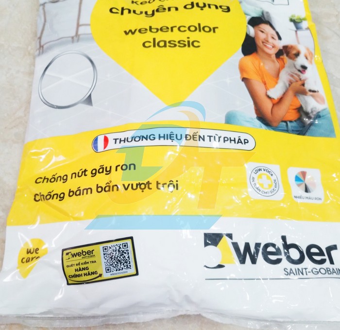 Keo ch&agrave; ron m&agrave;u trắng Weber Color Classic G-01 (1kg)  Weberseal | Gi&aacute; rẻ nhất - C&ocirc;ng Ty TNHH Thương Mại Dịch Vụ Đạt T&acirc;m
