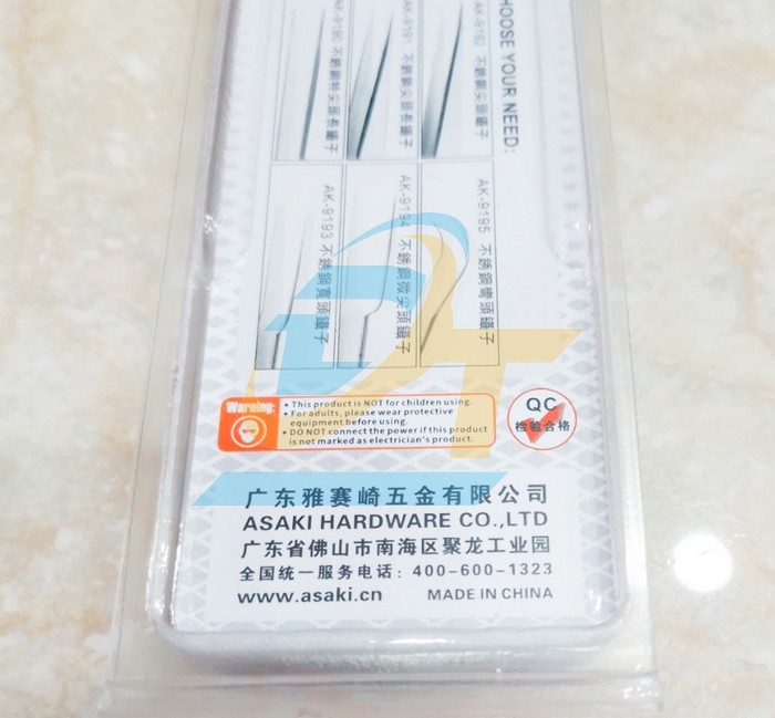 Nhíp gắp linh kiện mũi bằng Asaki AK-9193 AK-9193 Asaki | Giá rẻ nhất - Công Ty TNHH Thương Mại Dịch Vụ Đạt Tâm