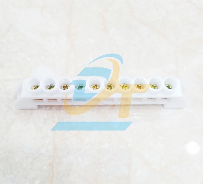 Thanh trung tính nối đất 10P đế nhựa trong  VietNam | Giá rẻ nhất - Công Ty TNHH Thương Mại Dịch Vụ Đạt Tâm