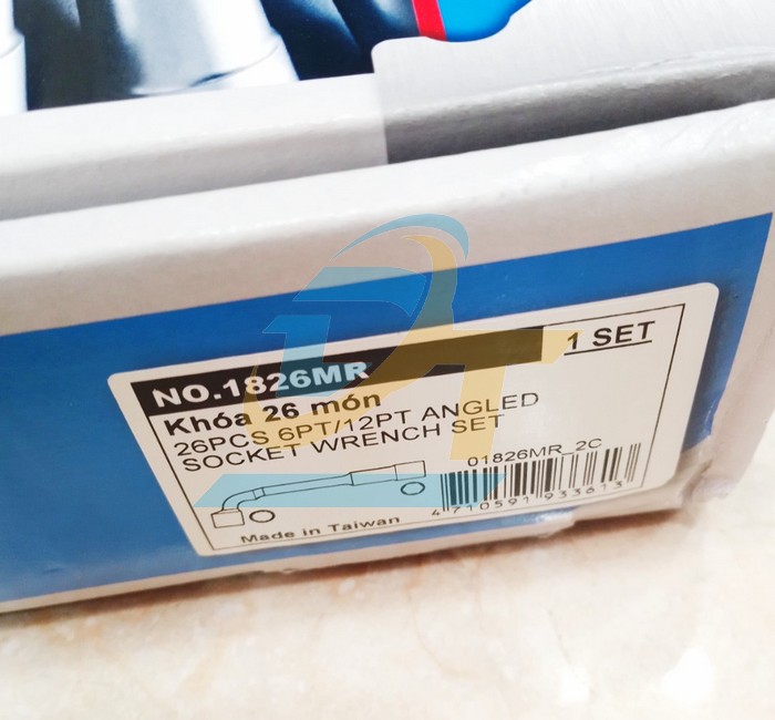 Bộ ống điếu 26 chi tiết hệ mét 6-32mm Kingtony 1826MR  KingTony | Giá rẻ nhất - Công Ty TNHH Thương Mại Dịch Vụ Đạt Tâm