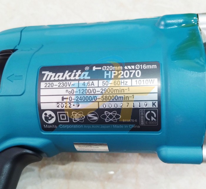Máy khoan búa 2 tốc độ 20mm Makita HP2070  Makita | Giá rẻ nhất - Công Ty TNHH Thương Mại Dịch Vụ Đạt Tâm