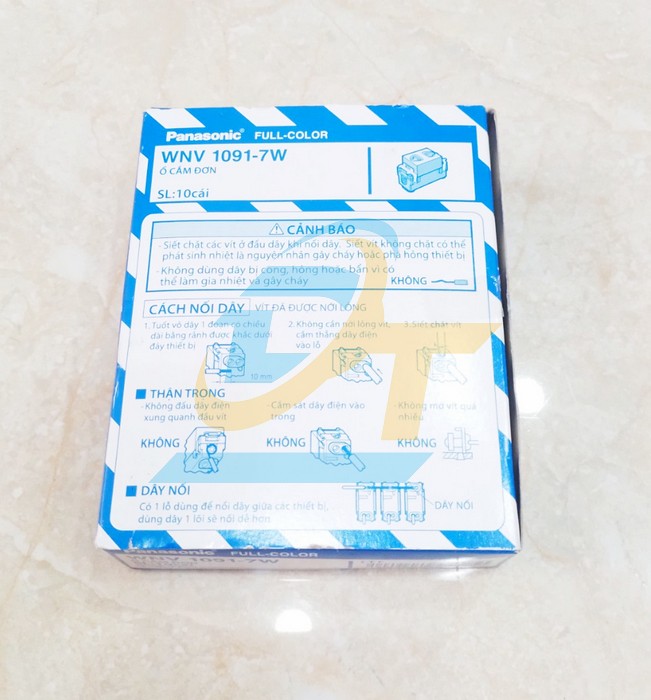Ổ cắm đơn Panasonic WNV1091-7W  Panasonic | Giá rẻ nhất - Công Ty TNHH Thương Mại Dịch Vụ Đạt Tâm