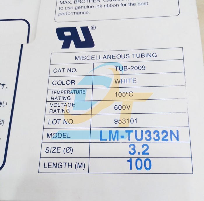 Ống lồng đầu cos LM-TU332N 3.2mm (Cuộn 100m)  VietNam | Giá rẻ nhất - Công Ty TNHH Thương Mại Dịch Vụ Đạt Tâm