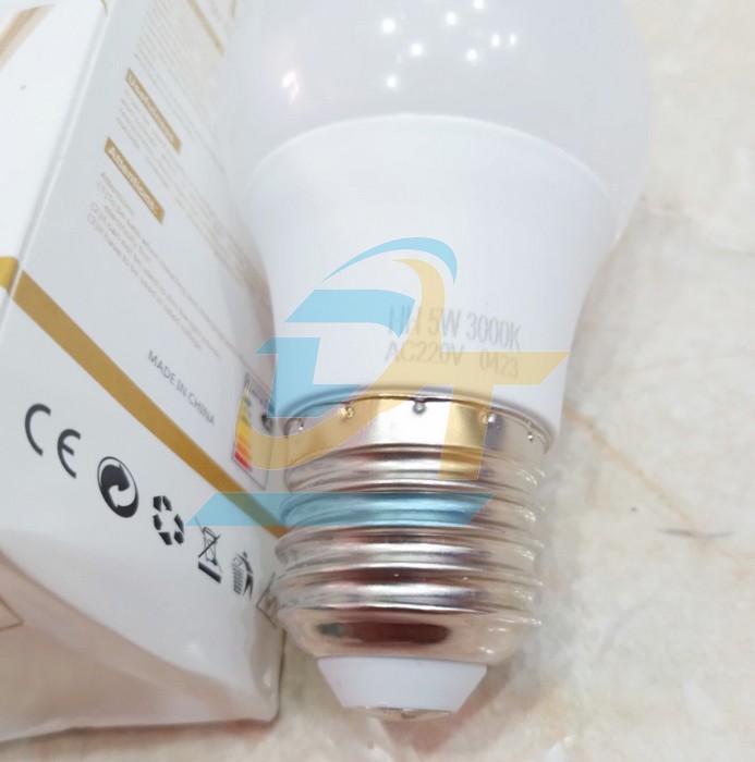 Bóng đèn led bulb tròn 5W E27 2700-3000K  China | Giá rẻ nhất - Công Ty TNHH Thương Mại Dịch Vụ Đạt Tâm