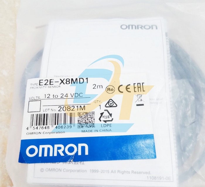 Cảm biến tiệm cận Omron E2E-X8MD1 2M  Omron | Gi&aacute; rẻ nhất - C&ocirc;ng Ty TNHH Thương Mại Dịch Vụ Đạt T&acirc;m