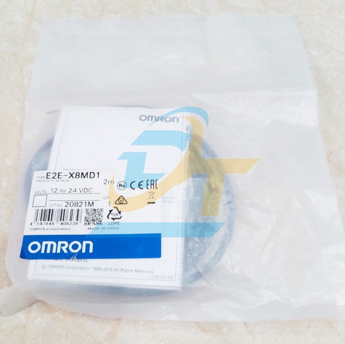 Cảm biến tiệm cận Omron E2E-X8MD1 2M  Omron | Gi&aacute; rẻ nhất - C&ocirc;ng Ty TNHH Thương Mại Dịch Vụ Đạt T&acirc;m