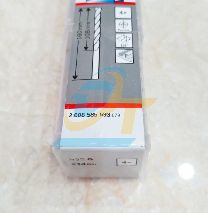 Mũi khoan sắt HSS-G 14mm Bocsh 2608585593  Bosch | Gi&aacute; rẻ nhất - C&ocirc;ng Ty TNHH Thương Mại Dịch Vụ Đạt T&acirc;m