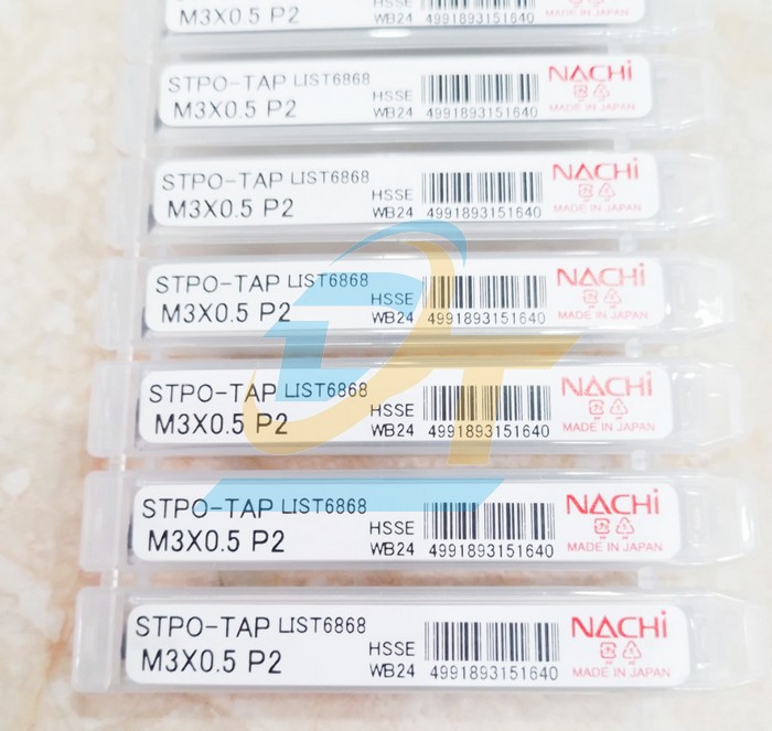 Mũi taro xoắn List 6866 Nachi STSP M3x0.5 P2  Nachi | Giá rẻ nhất - Công Ty TNHH Thương Mại Dịch Vụ Đạt Tâm