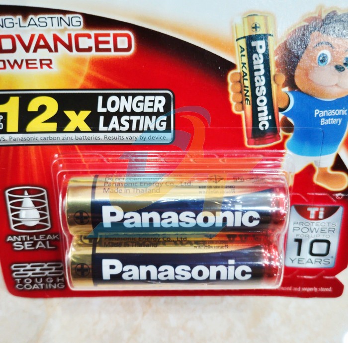 Pin Alkaline AA 1.5V Panasonic LR6T/2B (Vỉ 2 viên) LR6T/2B Panasonic | Giá rẻ nhất - Công Ty TNHH Thương Mại Dịch Vụ Đạt Tâm