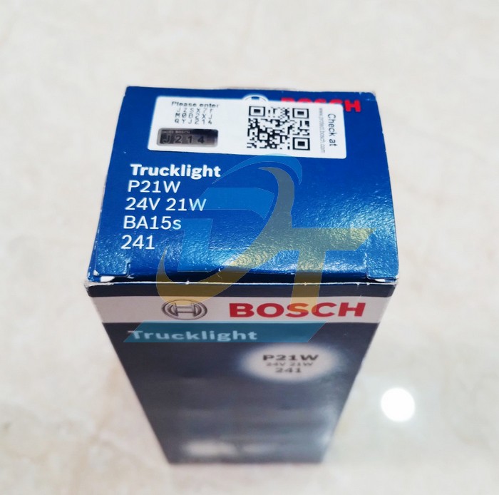 Bóng đèn phanh chân gài 1 tóc P21W 24V BA15S Bosch 1987302501  Bosch | Giá rẻ nhất - Công Ty TNHH Thương Mại Dịch Vụ Đạt Tâm