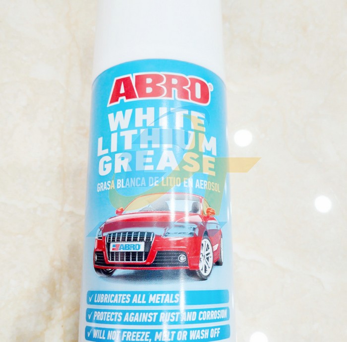 Chai xịt mỡ b&ograve; nước Abro White Lithium Grease 284g  ABRO | Gi&aacute; rẻ nhất - C&ocirc;ng Ty TNHH Thương Mại Dịch Vụ Đạt T&acirc;m