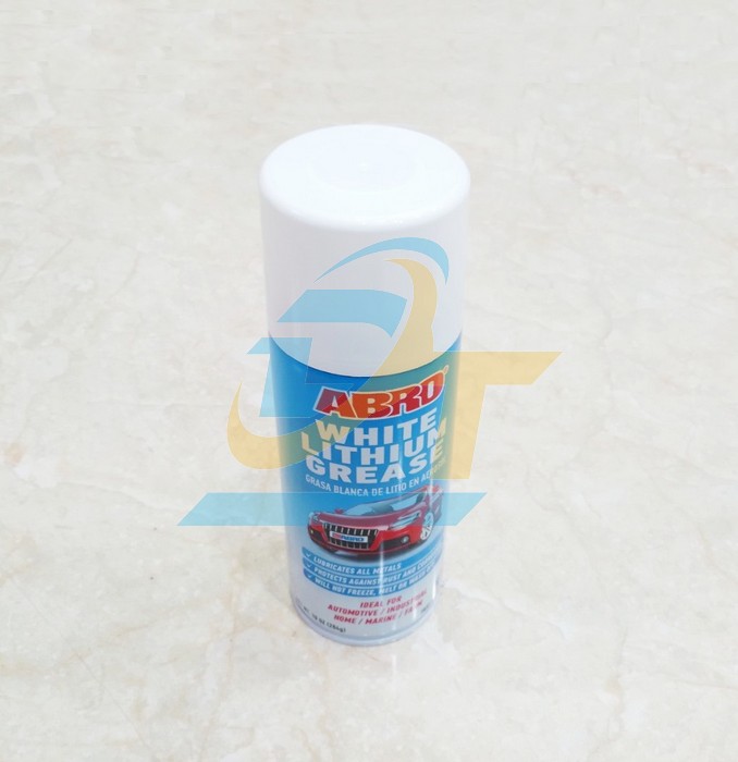 Chai xịt mỡ b&ograve; nước Abro White Lithium Grease 284g  ABRO | Gi&aacute; rẻ nhất - C&ocirc;ng Ty TNHH Thương Mại Dịch Vụ Đạt T&acirc;m