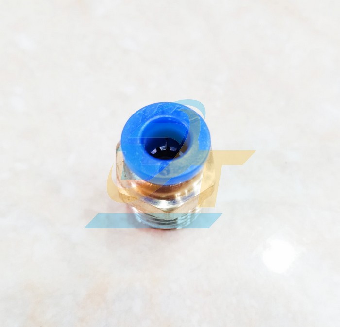 Đầu nối hơi thẳng ren ngoài 13 ống 8 China PC8-02  China | Giá rẻ nhất - Công Ty TNHH Thương Mại Dịch Vụ Đạt Tâm