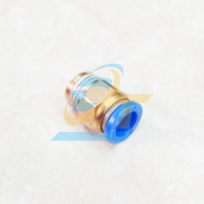 Đầu nối hơi thẳng ren ngoài 17 ống 6 China PC6-03  China | Giá rẻ nhất - Công Ty TNHH Thương Mại Dịch Vụ Đạt Tâm