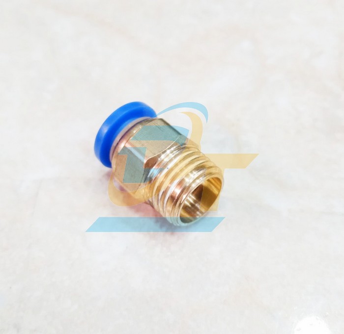 Đầu nối hơi thẳng ren ngoài 17 ống 6 China PC6-03  China | Giá rẻ nhất - Công Ty TNHH Thương Mại Dịch Vụ Đạt Tâm