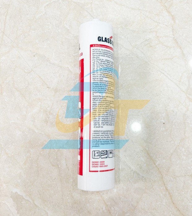 Keo silicone Glass Seal A100 - Màu trắng sữa  GLASS-SEAL | Giá rẻ nhất - Công Ty TNHH Thương Mại Dịch Vụ Đạt Tâm