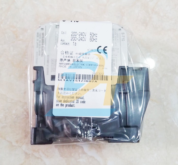 Khởi động từ 1A 200V Mitsubishi S-T10  MITSUBISHI | Gi&aacute; rẻ nhất - C&ocirc;ng Ty TNHH Thương Mại Dịch Vụ Đạt T&acirc;m