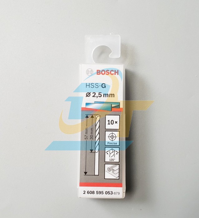 Mũi khoan sắt 2.5mm HSS-G Bosch 2608595053 2608595053 Bosch | Gi&aacute; rẻ nhất - C&ocirc;ng Ty TNHH Thương Mại Dịch Vụ Đạt T&acirc;m