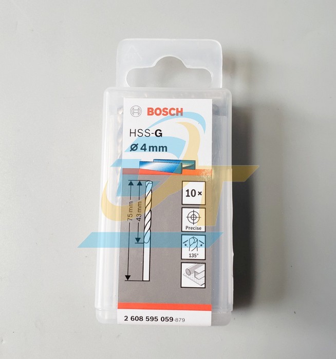 Mũi khoan sắt 4mm HSS-G Bosch 2608595059 2608595059 Bosch | Gi&aacute; rẻ nhất - C&ocirc;ng Ty TNHH Thương Mại Dịch Vụ Đạt T&acirc;m