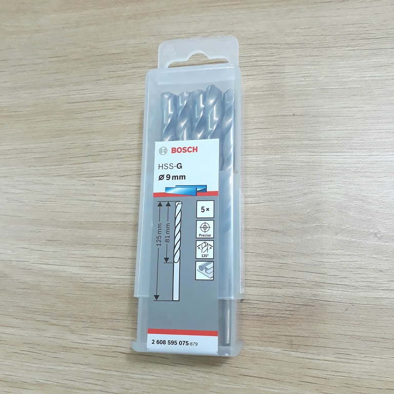 Mũi khoan sắt 9mm HSS-G Bocsh 2608595075 2608595075 Bosch | Gi&aacute; rẻ nhất - C&ocirc;ng Ty TNHH Thương Mại Dịch Vụ Đạt T&acirc;m