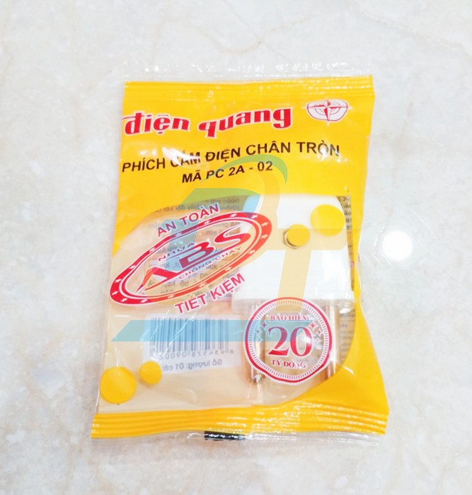 Ph&iacute;ch cắm ch&acirc;n tr&ograve;n Điện Quang PC 2A-02  DienQuang | Gi&aacute; rẻ nhất - C&ocirc;ng Ty TNHH Thương Mại Dịch Vụ Đạt T&acirc;m