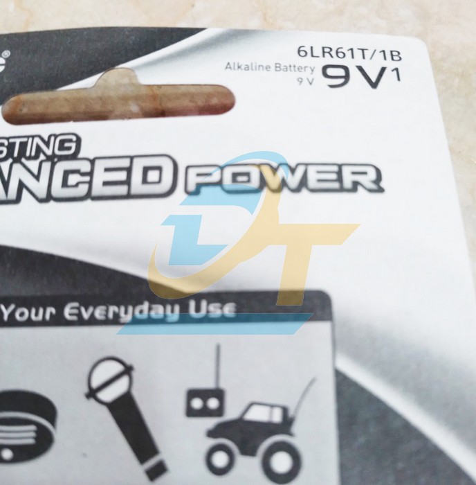 Pin vu&ocirc;ng 9V Alkaline Panasonic 6LR61T/1B  Panasonic | Gi&aacute; rẻ nhất - C&ocirc;ng Ty TNHH Thương Mại Dịch Vụ Đạt T&acirc;m