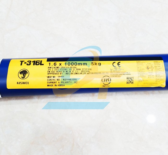 Que h&agrave;n Tig inox Kiswel T-316L 1.6mm  KISWEL | Gi&aacute; rẻ nhất - C&ocirc;ng Ty TNHH Thương Mại Dịch Vụ Đạt T&acirc;m