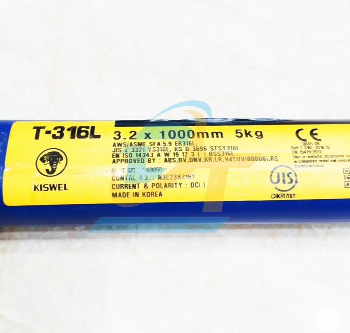 Que h&agrave;n Tig inox Kiswel T-316L 3.2mm  KISWEL | Gi&aacute; rẻ nhất - C&ocirc;ng Ty TNHH Thương Mại Dịch Vụ Đạt T&acirc;m