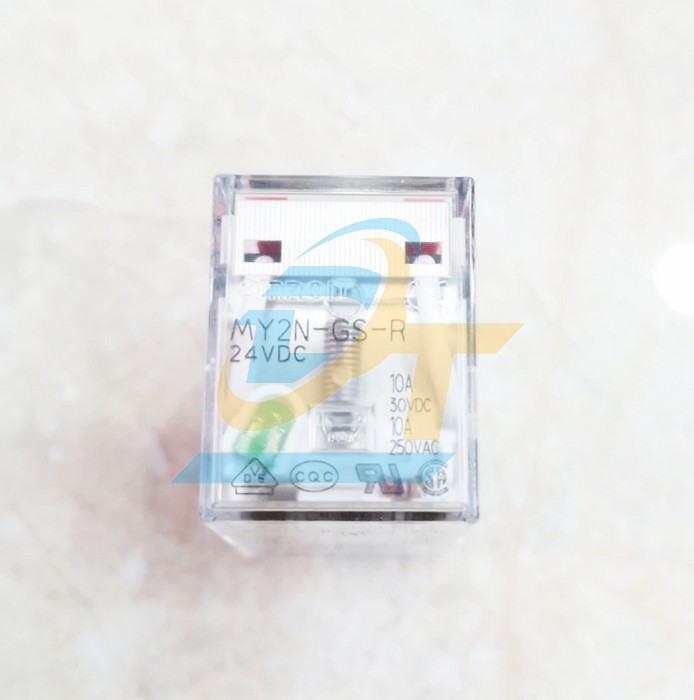 Relay trung gian 8 ch&acirc;n DC24V Omron MY2N-GS MY2N-GS DC24 Omron | Gi&aacute; rẻ nhất - C&ocirc;ng Ty TNHH Thương Mại Dịch Vụ Đạt T&acirc;m