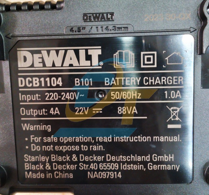 Sạc đa năng 10.8V-18V Dewalt DCB1104-B1  DEWALT | Gi&aacute; rẻ nhất - C&ocirc;ng Ty TNHH Thương Mại Dịch Vụ Đạt T&acirc;m