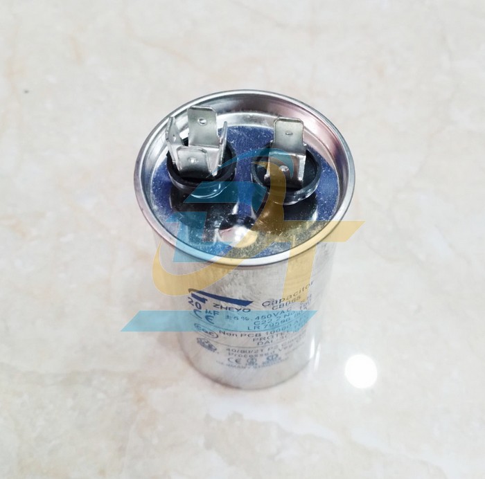 Tụ nh&ocirc;m CBB65 450V 20uF  China | Gi&aacute; rẻ nhất - C&ocirc;ng Ty TNHH Thương Mại Dịch Vụ Đạt T&acirc;m
