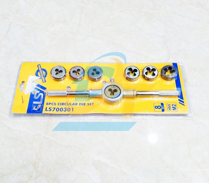 Bộ tay quay taro ren ngoài 8 chi tiết M3-M12 LS+ LS700301  LS+ | Giá rẻ nhất - Công Ty TNHH Thương Mại Dịch Vụ Đạt Tâm