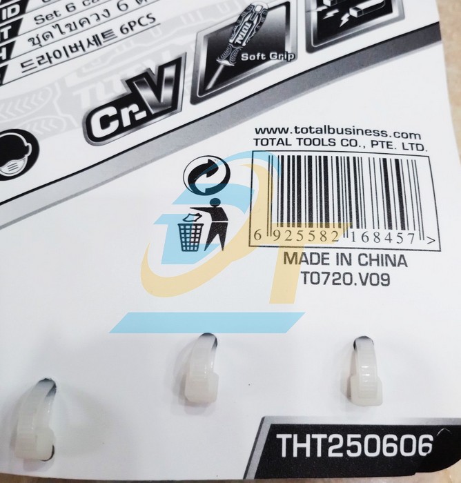 Bộ tua vít dẹp và bake 6 chi tiết Total THT250606 THT250606 Total | Giá rẻ nhất - Công Ty TNHH Thương Mại Dịch Vụ Đạt Tâm
