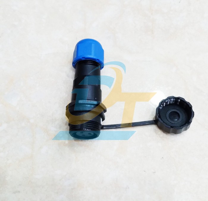 Đầu nối d&acirc;y chống nước 3 ch&acirc;n thẳng (Đực + C&aacute;i) SP13-3P  China | Gi&aacute; rẻ nhất - C&ocirc;ng Ty TNHH Thương Mại Dịch Vụ Đạt T&acirc;m