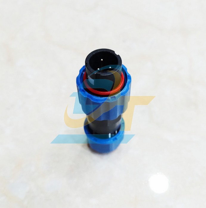 Đầu nối d&acirc;y chống nước 3 ch&acirc;n thẳng (Đực + C&aacute;i) SP13-3P  China | Gi&aacute; rẻ nhất - C&ocirc;ng Ty TNHH Thương Mại Dịch Vụ Đạt T&acirc;m