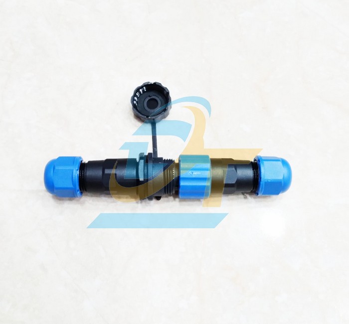 Đầu nối dây chống nước 4 chân thẳng (Đực + Cái) SP13-4P  China | Giá rẻ nhất - Công Ty TNHH Thương Mại Dịch Vụ Đạt Tâm