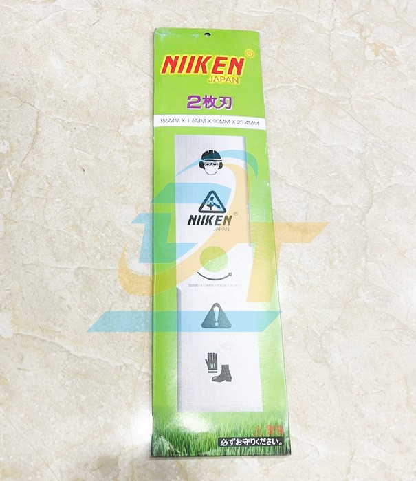 Lưỡi dao cắt cỏ Niiken 355x1.6x90x25mm  NIIKEN | Giá rẻ nhất - Công Ty TNHH Thương Mại Dịch Vụ Đạt Tâm