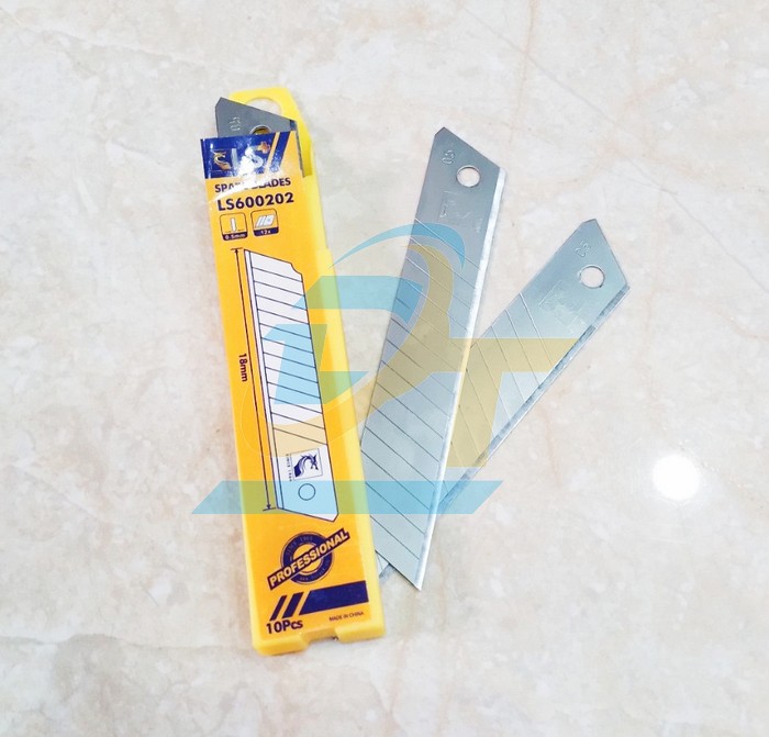 Lưỡi dao rọc giấy thép SK5 0.5x18x100mm LS+ LS600202  LS+ | Giá rẻ nhất - Công Ty TNHH Thương Mại Dịch Vụ Đạt Tâm