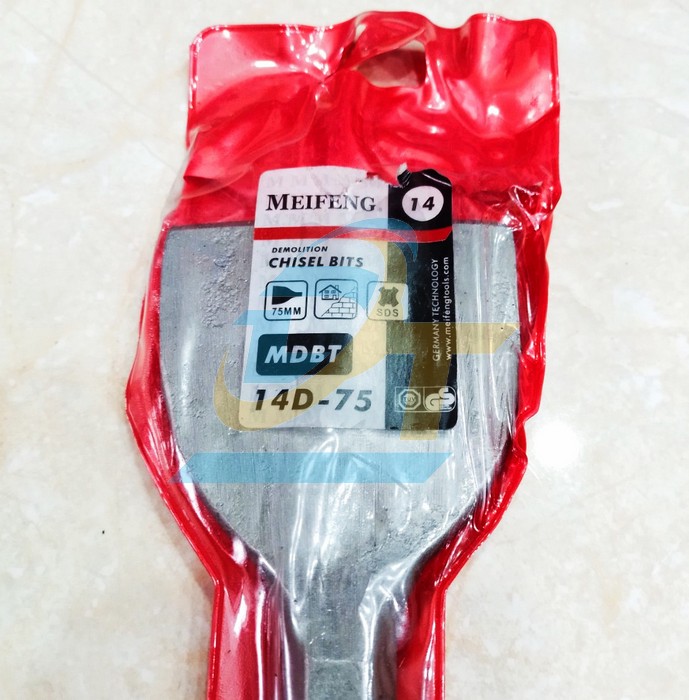 Mũi đục bê tông dẹp chuôi gài 75mm Meifeng 14D-75  MEIFENG | Giá rẻ nhất - Công Ty TNHH Thương Mại Dịch Vụ Đạt Tâm