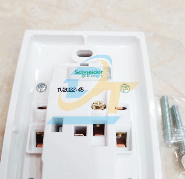 Ổ cắm đôi 3 chấu 16A Schneider E426UEST2-T-G19  SCHNEIDER | Giá rẻ nhất - Công Ty TNHH Thương Mại Dịch Vụ Đạt Tâm