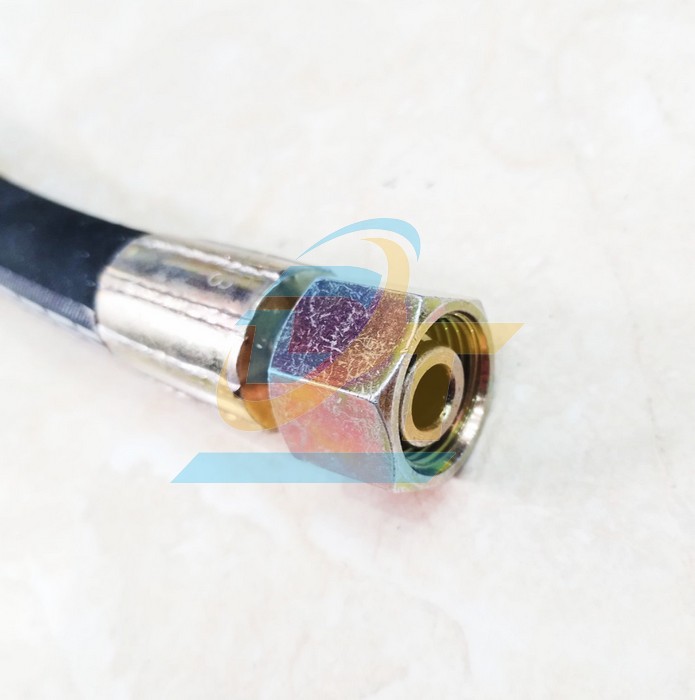 Ống tuy &ocirc; thủy lực 3/8"x1200mm bấm 2 đầu ren Đức 18 (1 đầu cốt cong)  VietNam | Gi&aacute; rẻ nhất - C&ocirc;ng Ty TNHH Thương Mại Dịch Vụ Đạt T&acirc;m